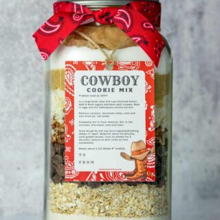 Cowboy Cookies In A Jar Easy Cookie Mix Gift Contained Cuisine   Cowboy Cookies In A Jar 320x320 