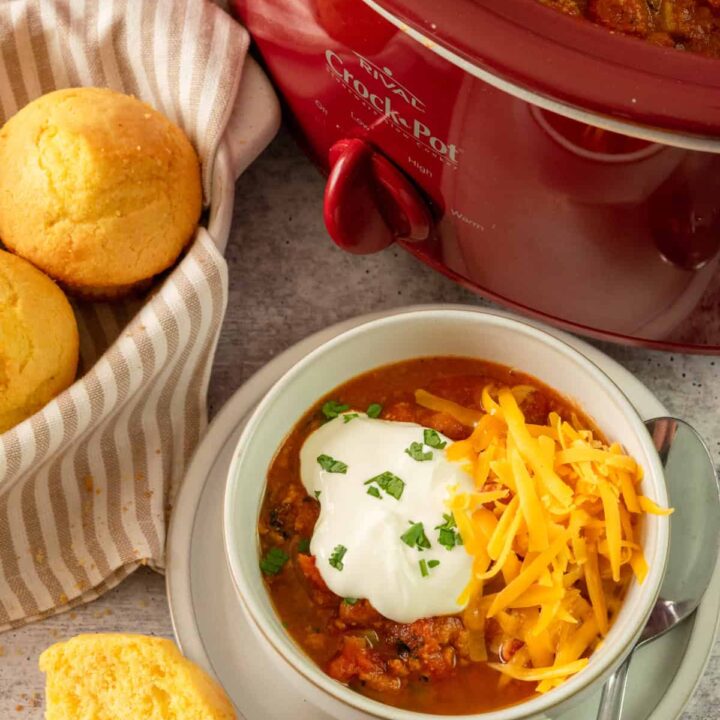 Slow Cooker Turkey Chili